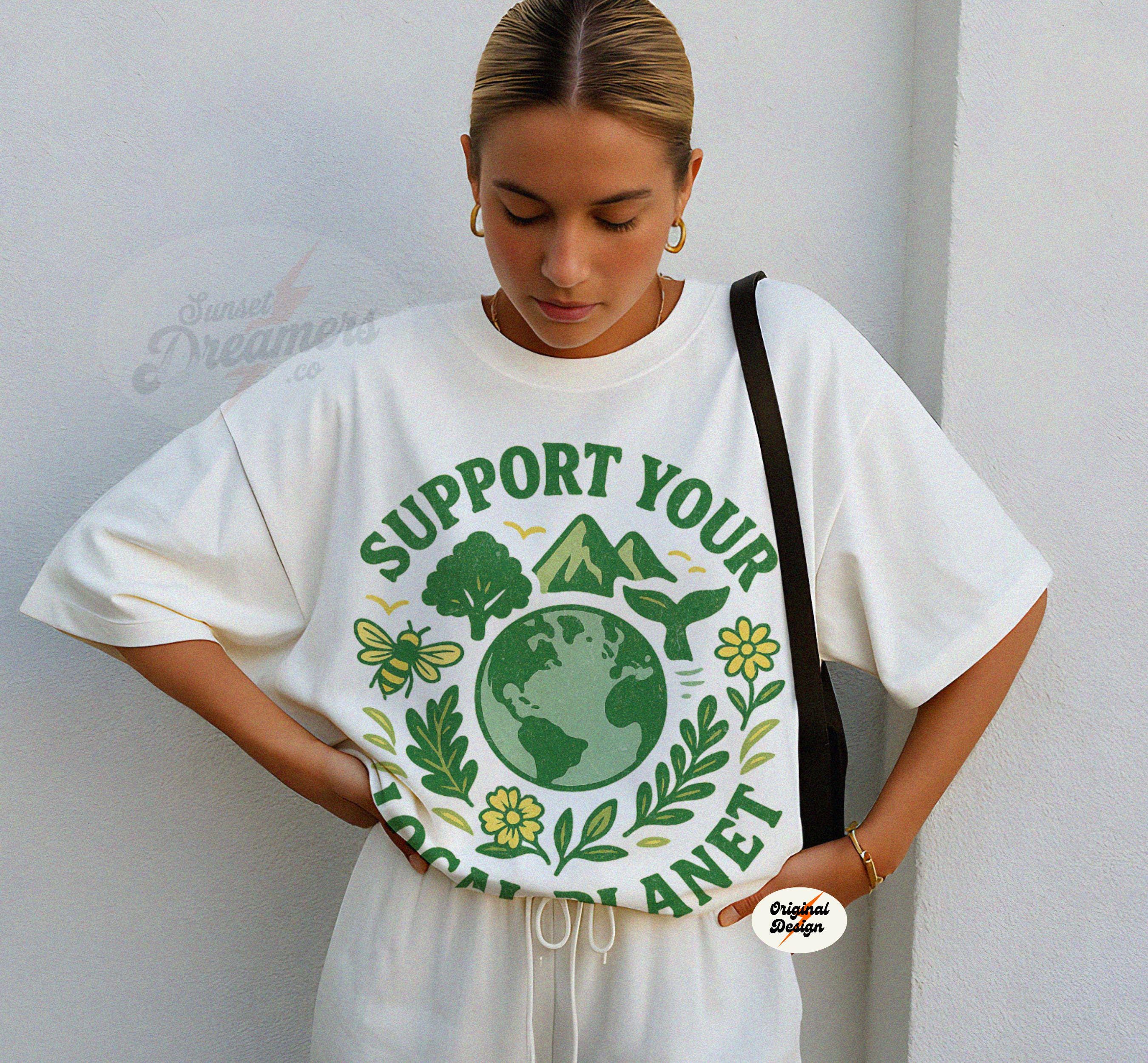 Earth Day Shirt Mother Earth T-shirt Earth Shirt Environmental Shirt Environment Shirt Activist Shirt Save The Planet Aesthetic Clothes Tre