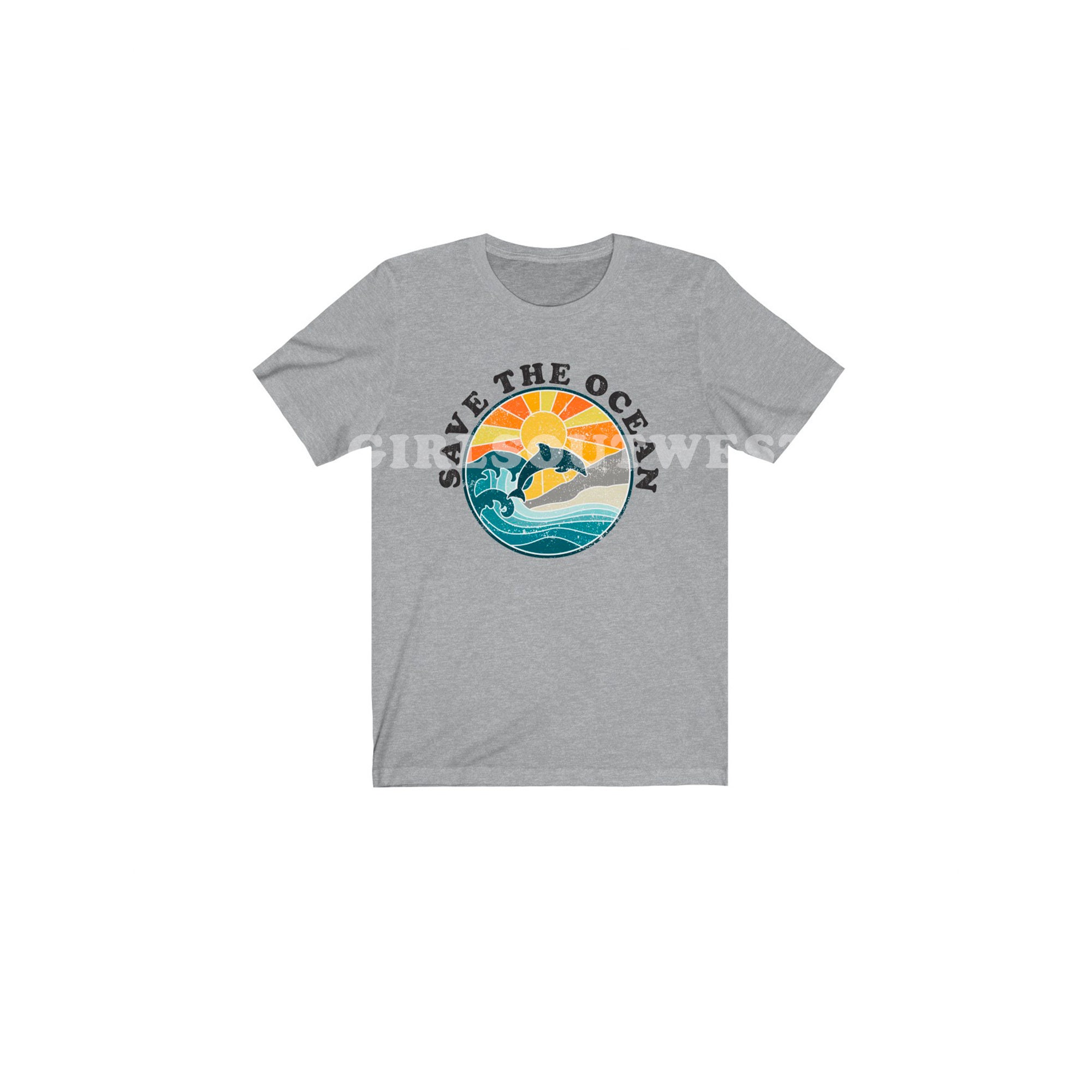 Save the Ocean Tee- Pink