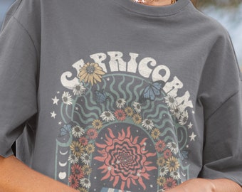 Capricorn zodiac Shirt Capricorn Gifts Capricorn Zodiac 90s Nostalgia Zodiac Shirt Astrology Shirt Mystical Shirt Capricorn  Zodiac Zodiac