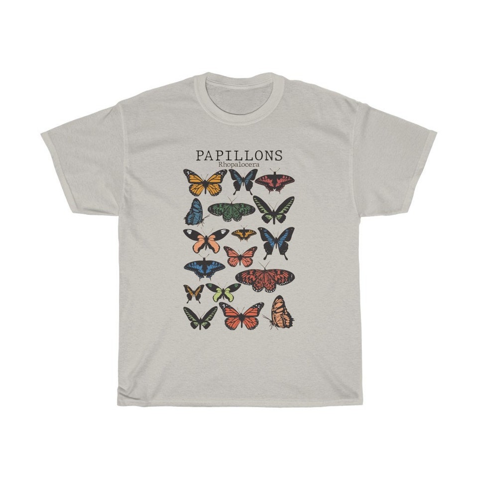 Butterfly Shirt  Naturecore Butterfly Top Cottagecore Shirt