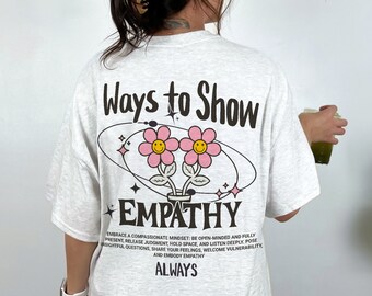 Empathy Shirt  Choose Empathy Empathy Sweatshirt Empathy is Cool Empathy Gift Trendy Clothes Vsco Shirt Trending Clothes Alt Clothing Aesthe