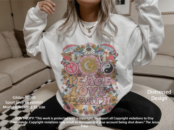 Nature Sweatshirt Mother Earth Sweatshirt Earth Day Sweatshirt - Etsy UK