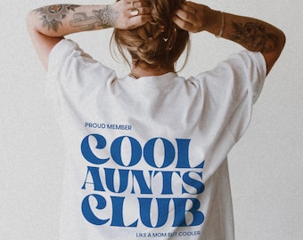Cool Aunts Club Aunt T-shirt Cool Aunt t-shirt Cool Aunts Club Promoted To Aunt Cool Aunt Shirt Aunt Sweater Future Aunt Gifts Cool Aunt Clu