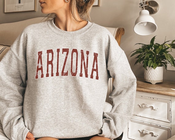 Arizona Sweatshirt Vintage Inspiration Varsity Sweatshirt 90s Crewneck Aesthetic Clothing California Girls Summer Jumper Beach Sweatshirt Etsy