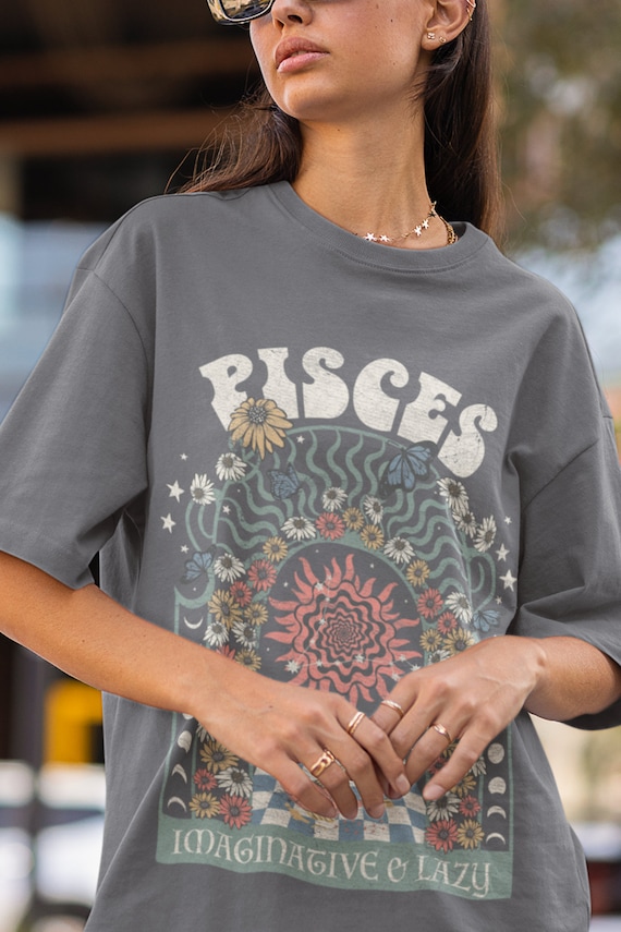 Pisces Shirt Pisces Zodiac Shirt Pisces Gifts Pisces Zodiac 90s