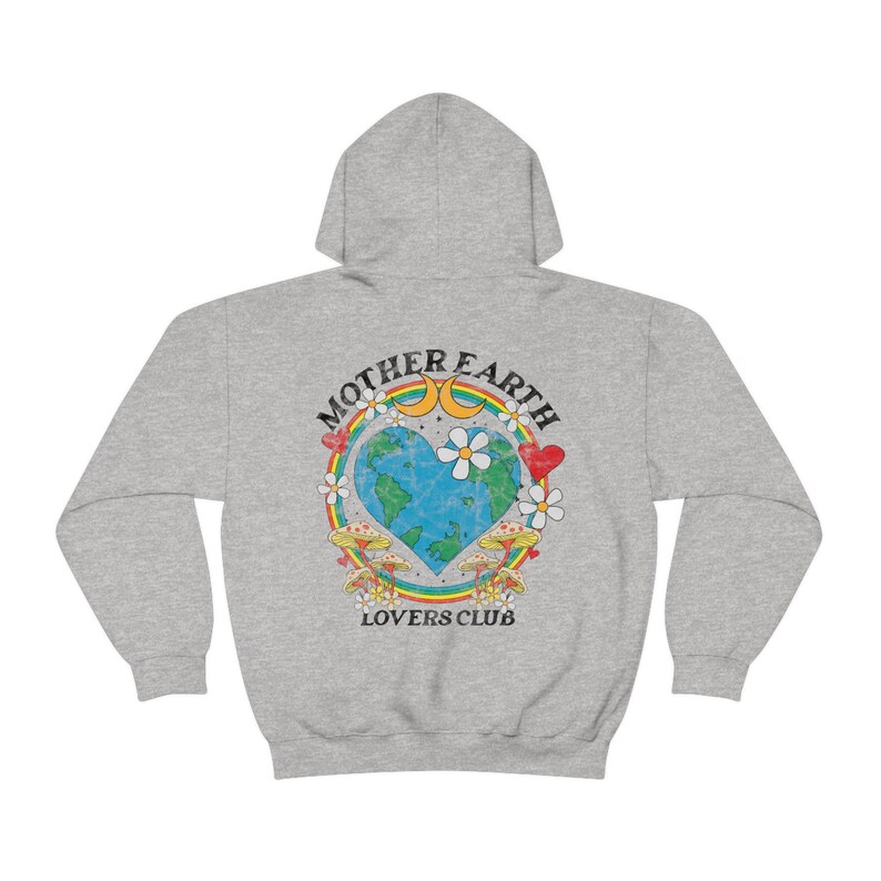 Mother Earth Hoodie Nature Hoodie Vsco Hoodie Preppy Hoodie Positive Hoodie Activist Shirt Save The Planet Aesthetic Clothes Trendy Clothes image 7