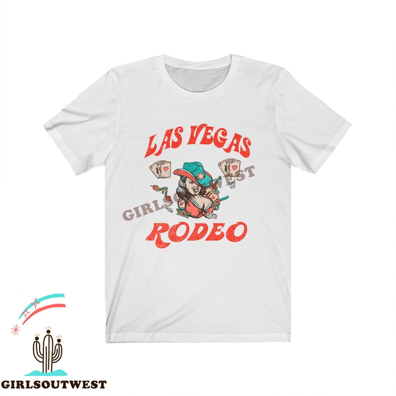 Viva Las Vegas Cowgirl Graphic T-Shirt main image 1