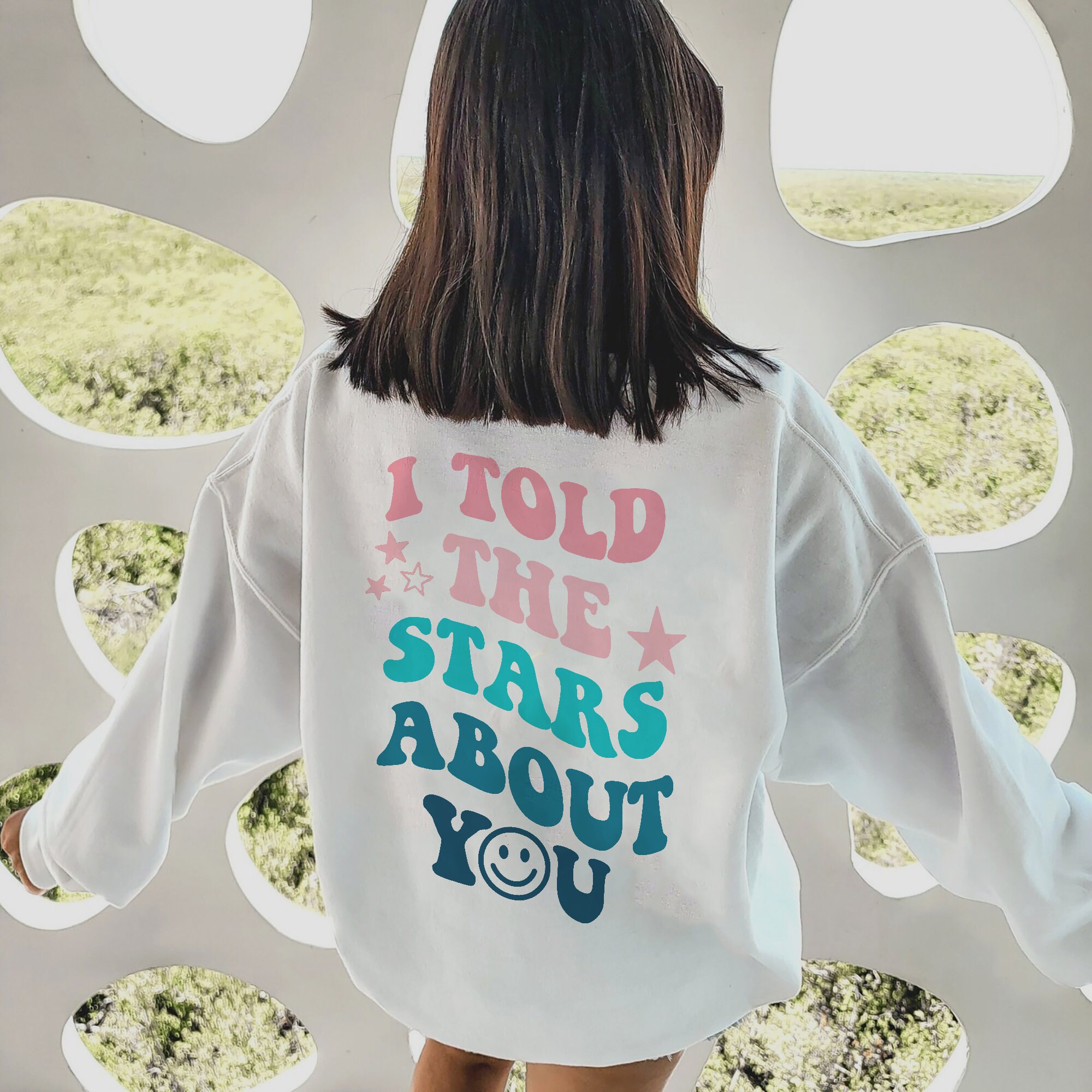 Crewneck Aesthetic Sweatshirt Preppy Sweatshirt Crew Neck Sweatshirt Oversized Sweatshirt Trendy Crewneck Preppy Clothes Positiv