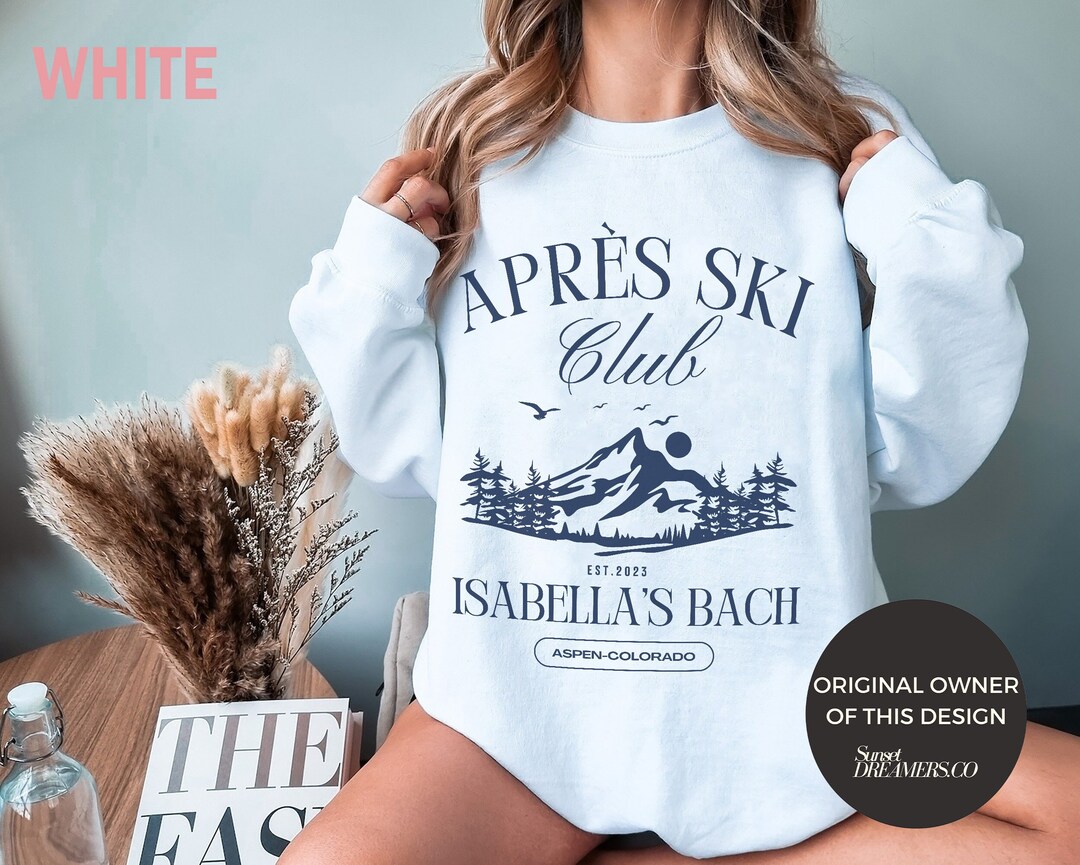 Gutski Women's Après Ski Club Ski Pullover | Retro Winter Sports Clothing
