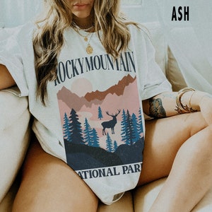 Rocky Mountain Shirt Colorado Shirt National Park Shirt  Rockies Shirt Retro National Park Shirt Colorado Tshirt Colorado Graphic Tee