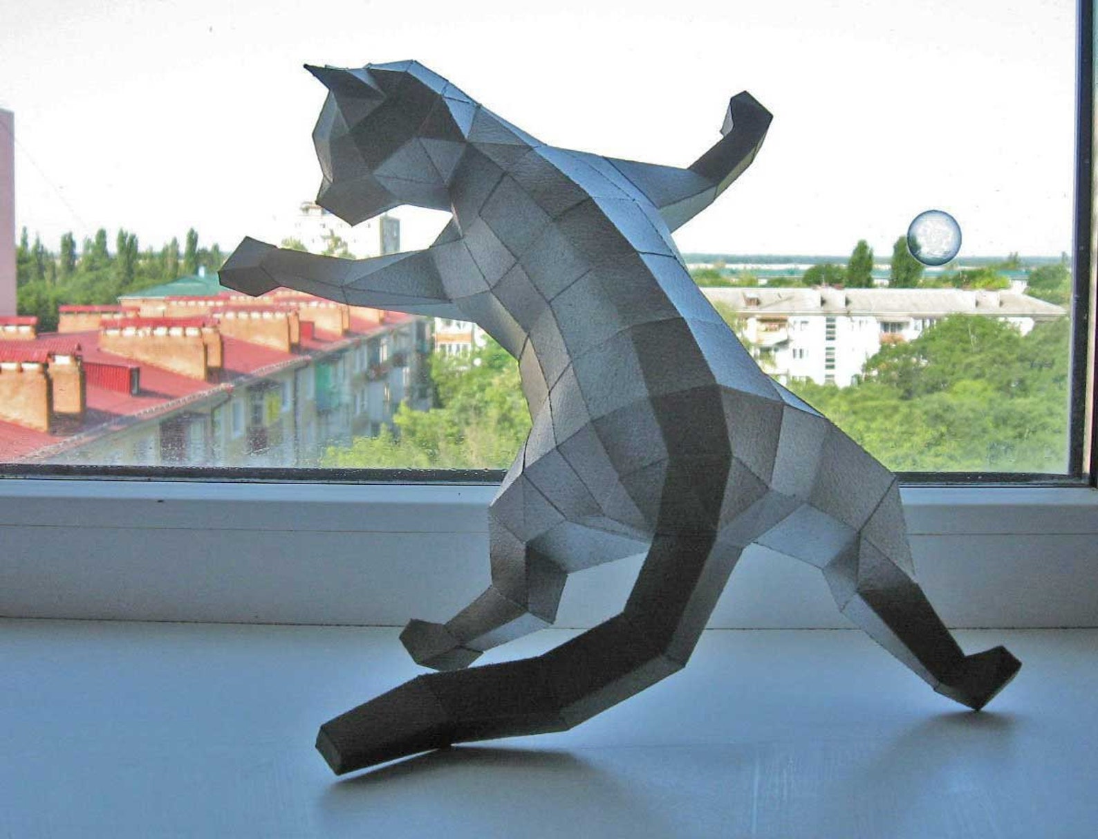 Как сделать кота из бумаги