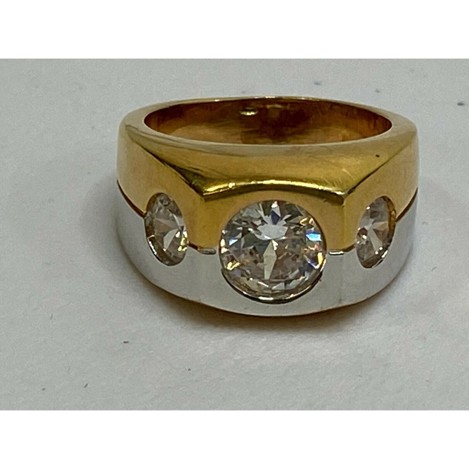 Vintage Signed RSC RS Covenant Men's Ring Gold Vermeil Etsy