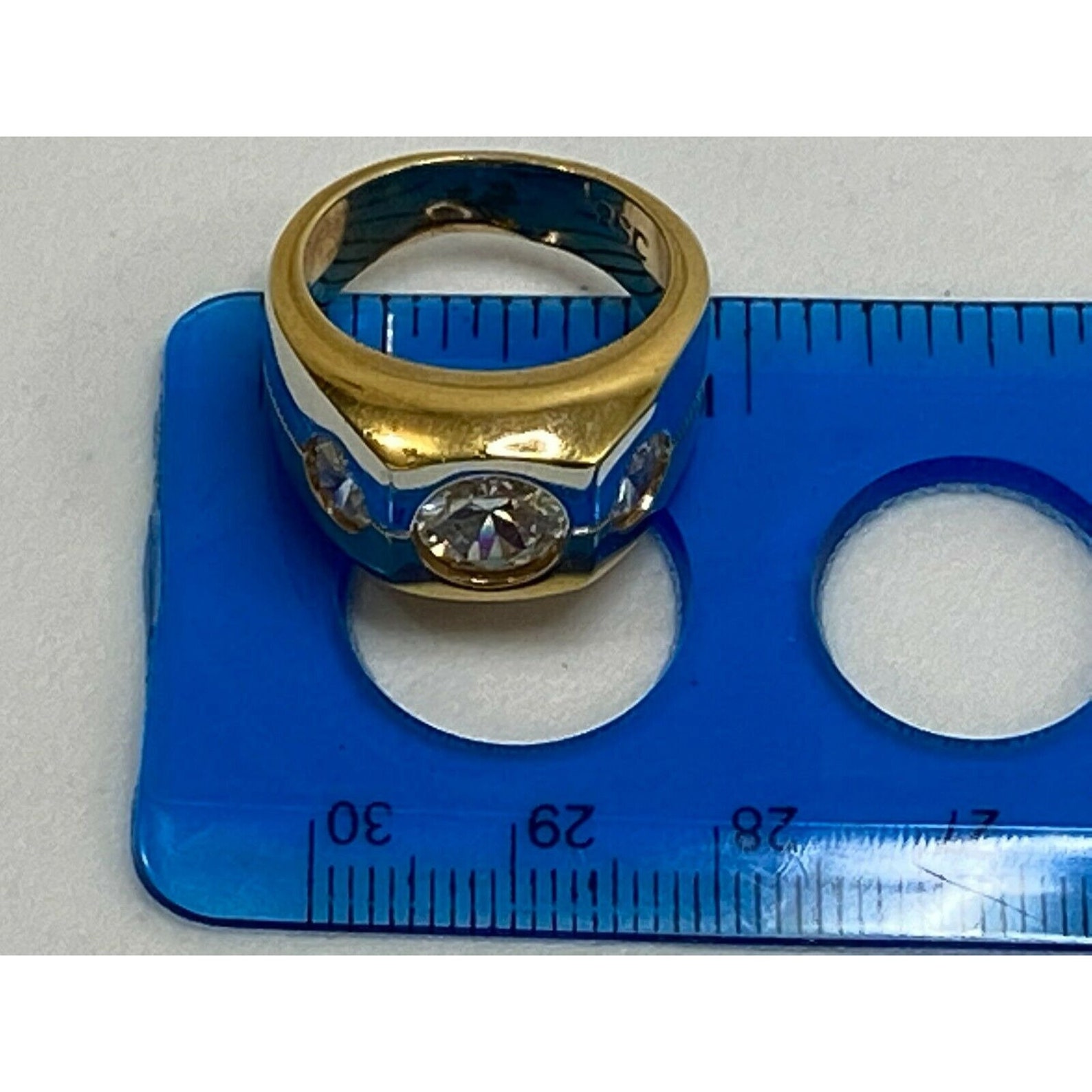 Vintage Signed RSC RS Covenant Men's Ring Gold Vermeil Etsy