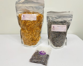 Dried Calendula Flowers, Petals, Lavender, Soap, Candle Botanicals Potpourri New
