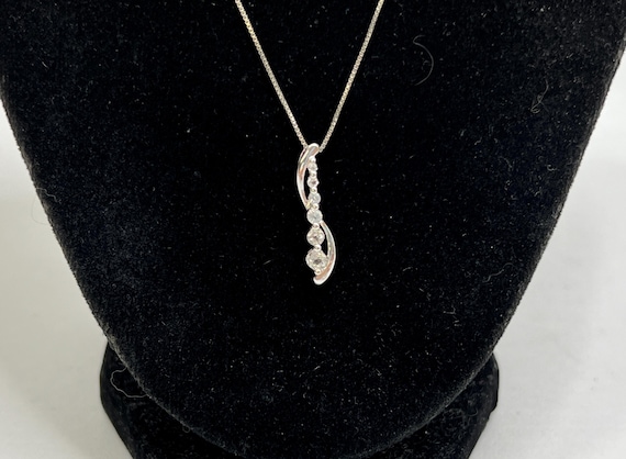 Vintage 1980s Journey 925 Sterling Silver Necklace Pendant