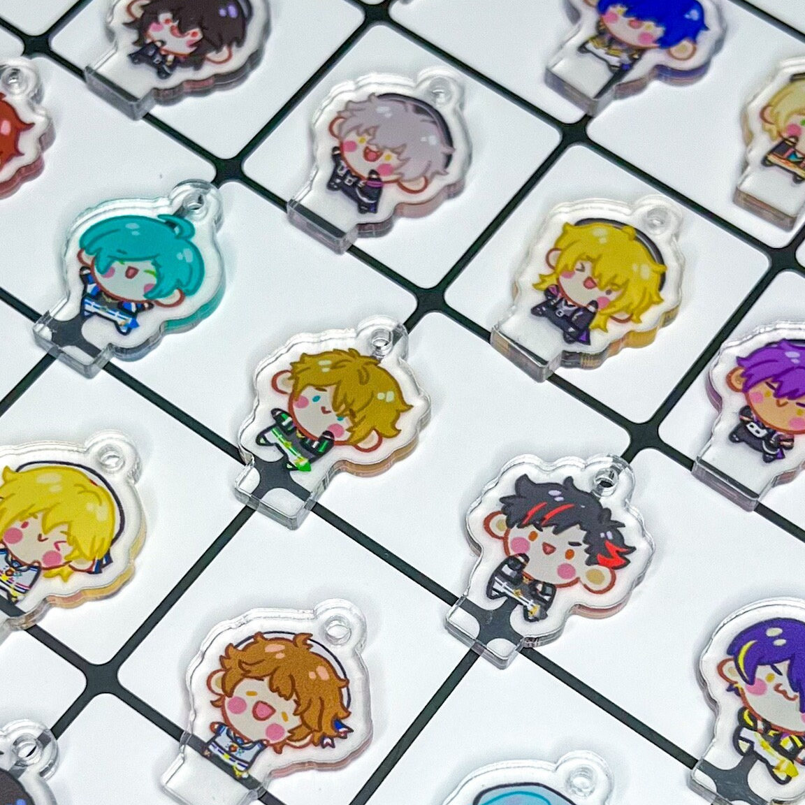 IN STOCK 2.5CM Ensemble Stars Enstars: Smol ES Standee + Keychain