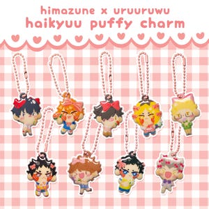 Haikyuu Coquette Kawaii Puffy Charms