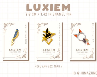 セール Vtuber にじさんじ エナメルピン - Luxiem : ミスタ / アイク / ルカ
