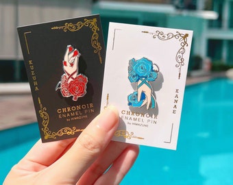 セール にじさんじJP エナメルピン クロノワール - 葛葉＆かなえ