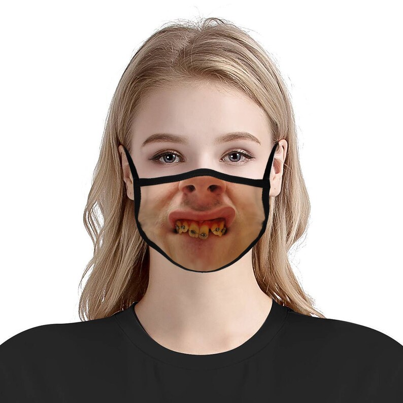 Ugly face mask design Novelty/Funny face maskThe mask is Etsy