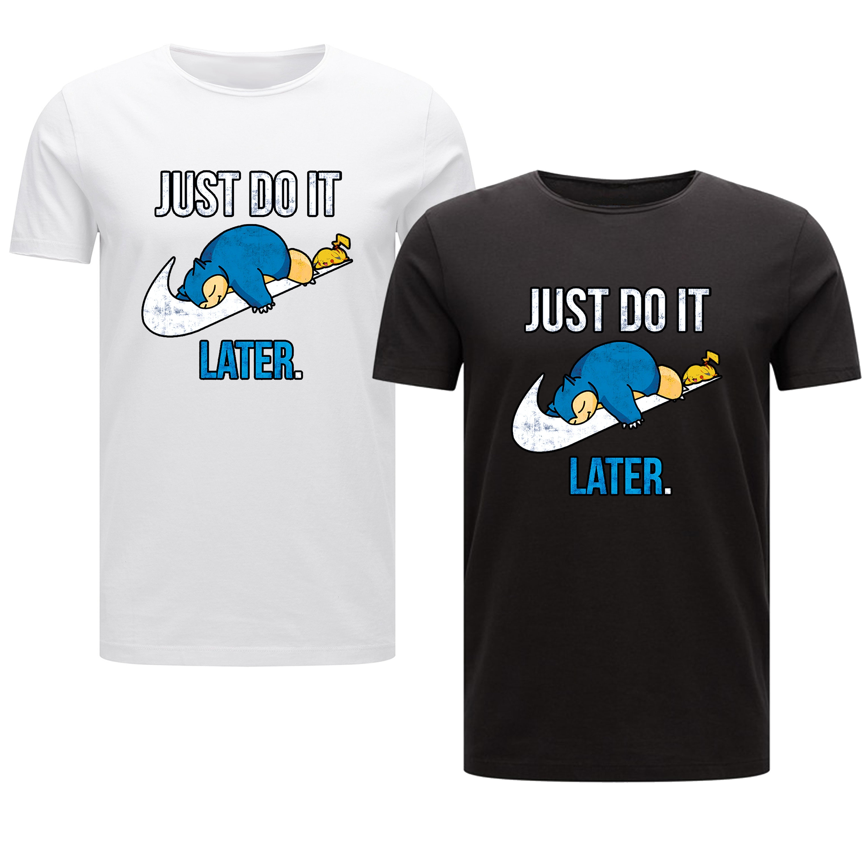 Just do it later snorlax shirt Clearance