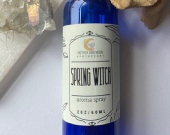 Spring Witch Body Mist for Women, Gift idea for her, Juniper Berry, Nag Champa, Vetiver Perfume Spray