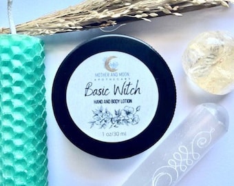 Moisturizing Hand & Body Lotion, Whipped Body Cream, Basic Witch Lotion, Gift for her
