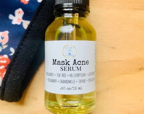 Chin Acne, Maskne serum, Natural Face Serum, Mask acne oil, Natural SkinCare