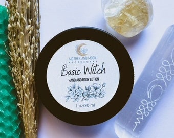 Moisturizing Hand & Body Lotion, Whipped Body Cream, Basic Witch Lotion