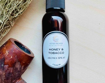 Honey + Tobacco Fragrance Spray- Unisex Body Spray