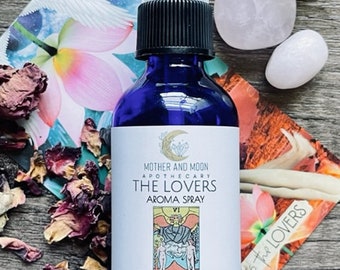 Enhance Communication and Relationships with The Lovers Tarot Card Aroma Spray - Inspired by the Air sign of Gemini