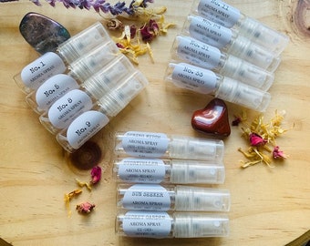 Perfume set sampler, Pick your scent kit, Try Me Set, Natural Perfume