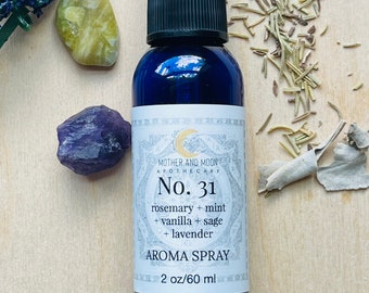 Lavender-Vanilla-Rosemary Fragrance Mist Spray, Perfume and Body Mist, No. 31 aroma spray