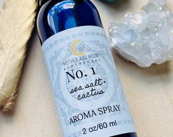Marine-Inspired Clean Perfume Body Mist Gift - Natural Sea Salt Spray for Her- No. 1 Aroma Spray