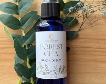 Forest Chai Room Spray - Uplifting Orange Peel & Cardamom Blend for Invigorating Aromas