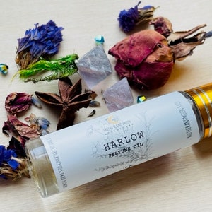 Perfume Roll on, Fragrance roll on perfume, Floral Fragrance Scent, Harlow Perfume Oil, Valentine’s Day Gift for her