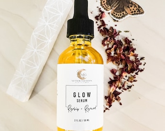 Dewy Glow Elixir: Waterless Face Serum with Rosehip, Jojoba, and Pomegranate Oils