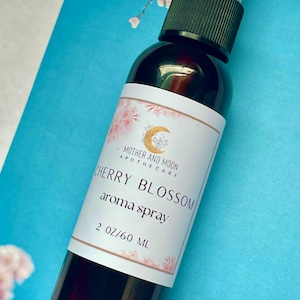 Cherry Blossom & White Lily Aroma Spray - Floral Bliss in a Bottle- Spring Scented Body Mist