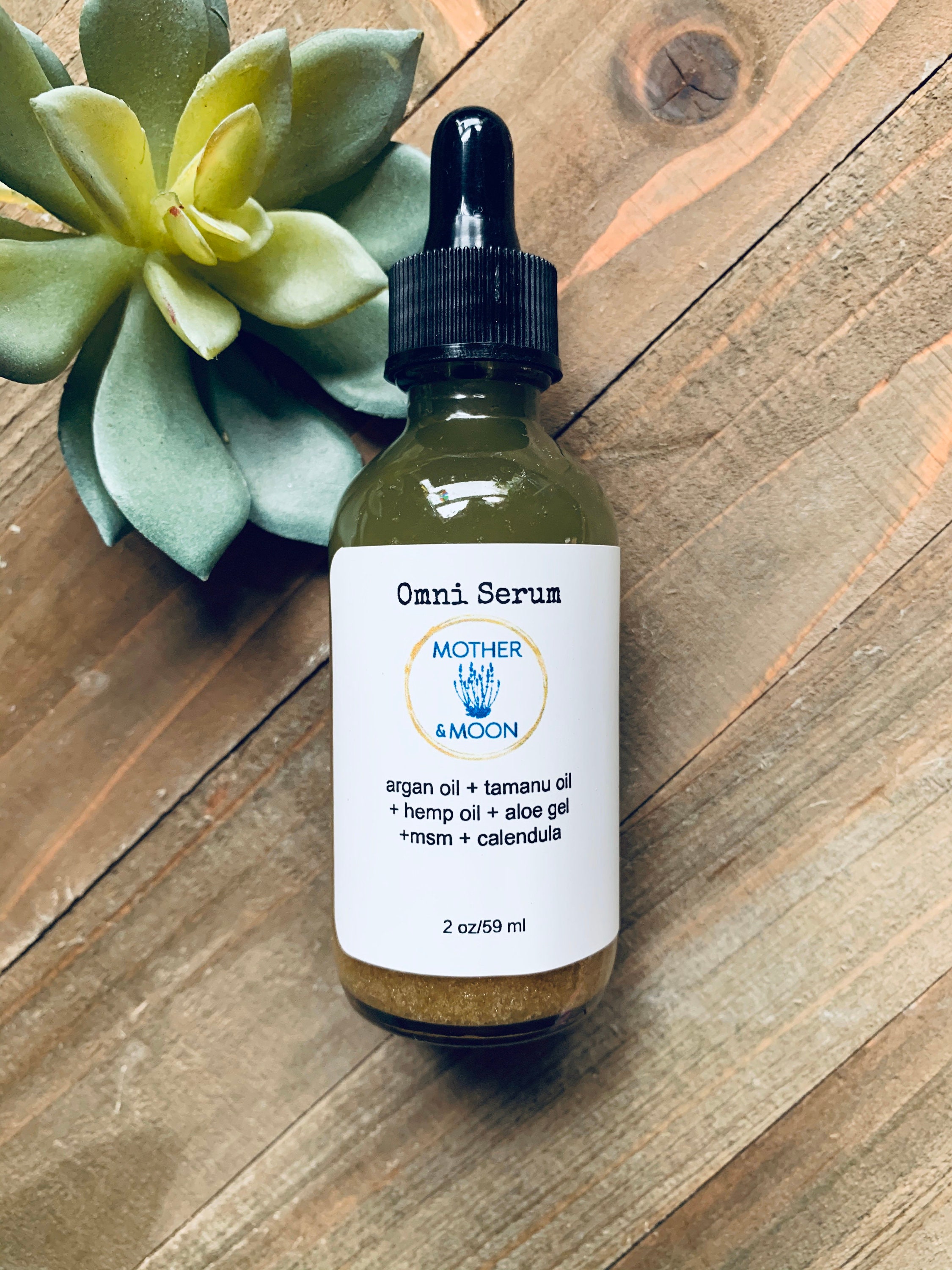 Anti-Aging and Wrinkle Face Serum, Tamanu Oil, Omni