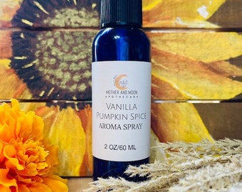 Deliciously Fall Room Spray – Vanilla, Pumpkin, and Spice Scented - Paraben Free Fragrance Oils