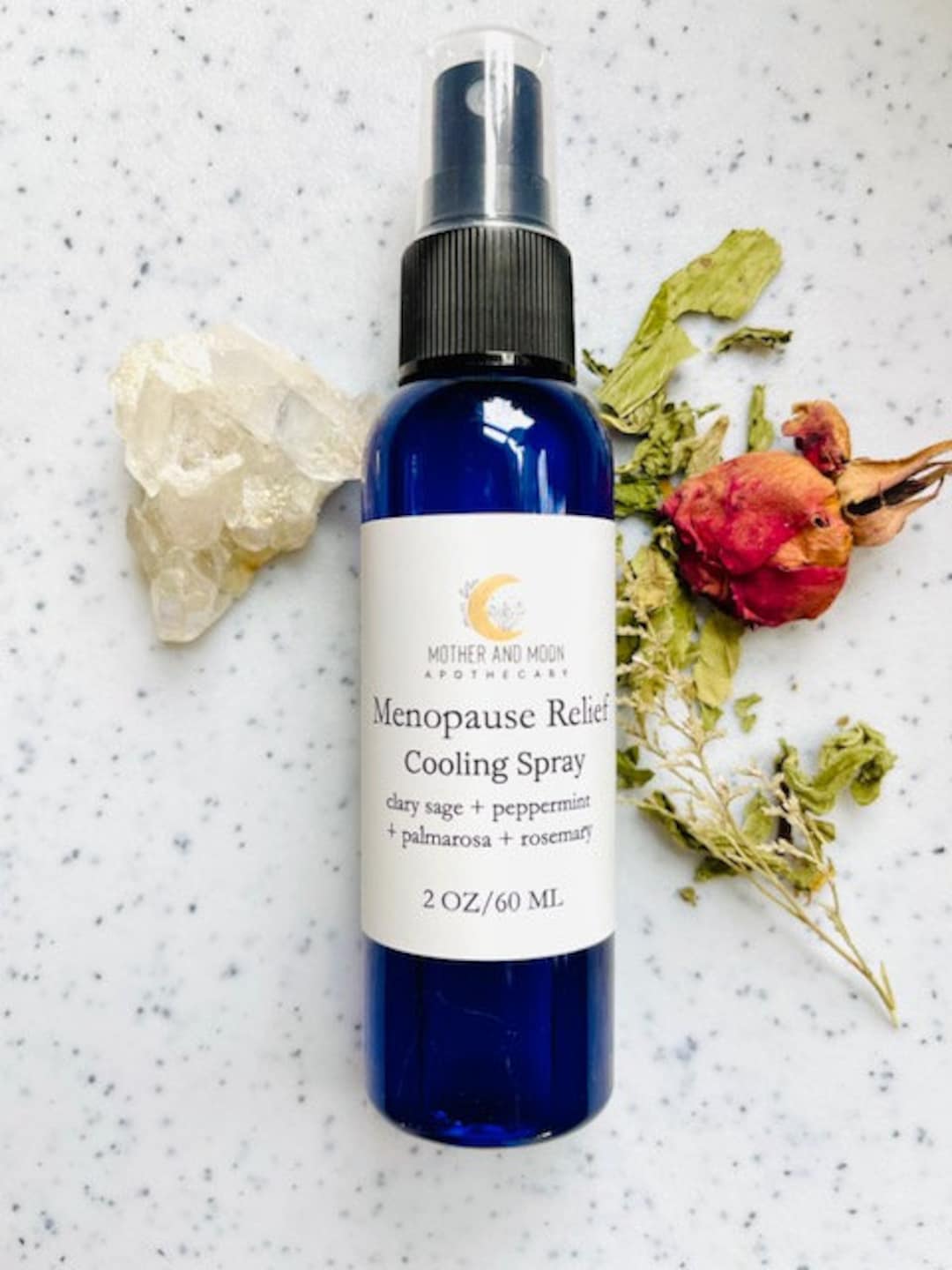 Hot Flash Spray, Cooling Body Spray, Menopause Relief Mist, Night