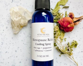 Hot Flash Spray, Cooling Body Spray, Menopause Relief Mist, Night Sweats