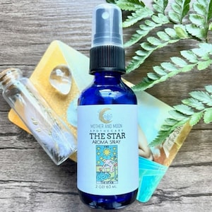 Embrace Your Inner Star with the Star Tarot Card Aroma Spray - Illuminate Your Path to Authenticity and Success