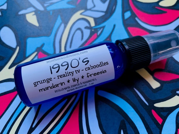 Retro Style Perfume Mist Spray, 1990's Inspired Fragrance