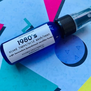 1980&#39;s Body Mist spray, vintage inspired musk perfume, body and room spray