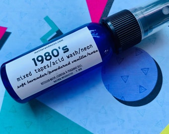 1980's Body Mist spray, vintage inspired musk perfume, body and room spray