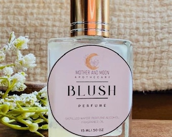 Blush Perfume - Strawberry, Vanilla & Musk in 15ml Glass Bottle