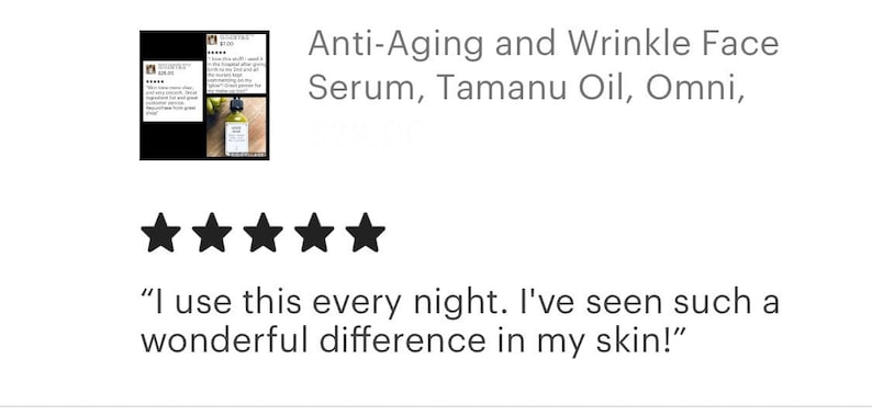 Natural Anti-Aging Face Serum with Tamanu and Argan Oil - Vegan & Organic image 8