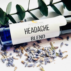 Headache Essential Oil Roller Ball| Headache Oil Blend