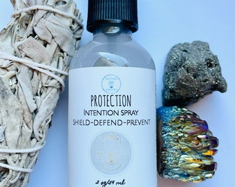 Protection Room Spray, Ritual Spiritual Spray,  Negative Aura Energy, Intention perfume